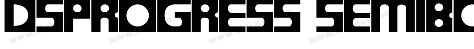 DSProgress SemiBold字体转换